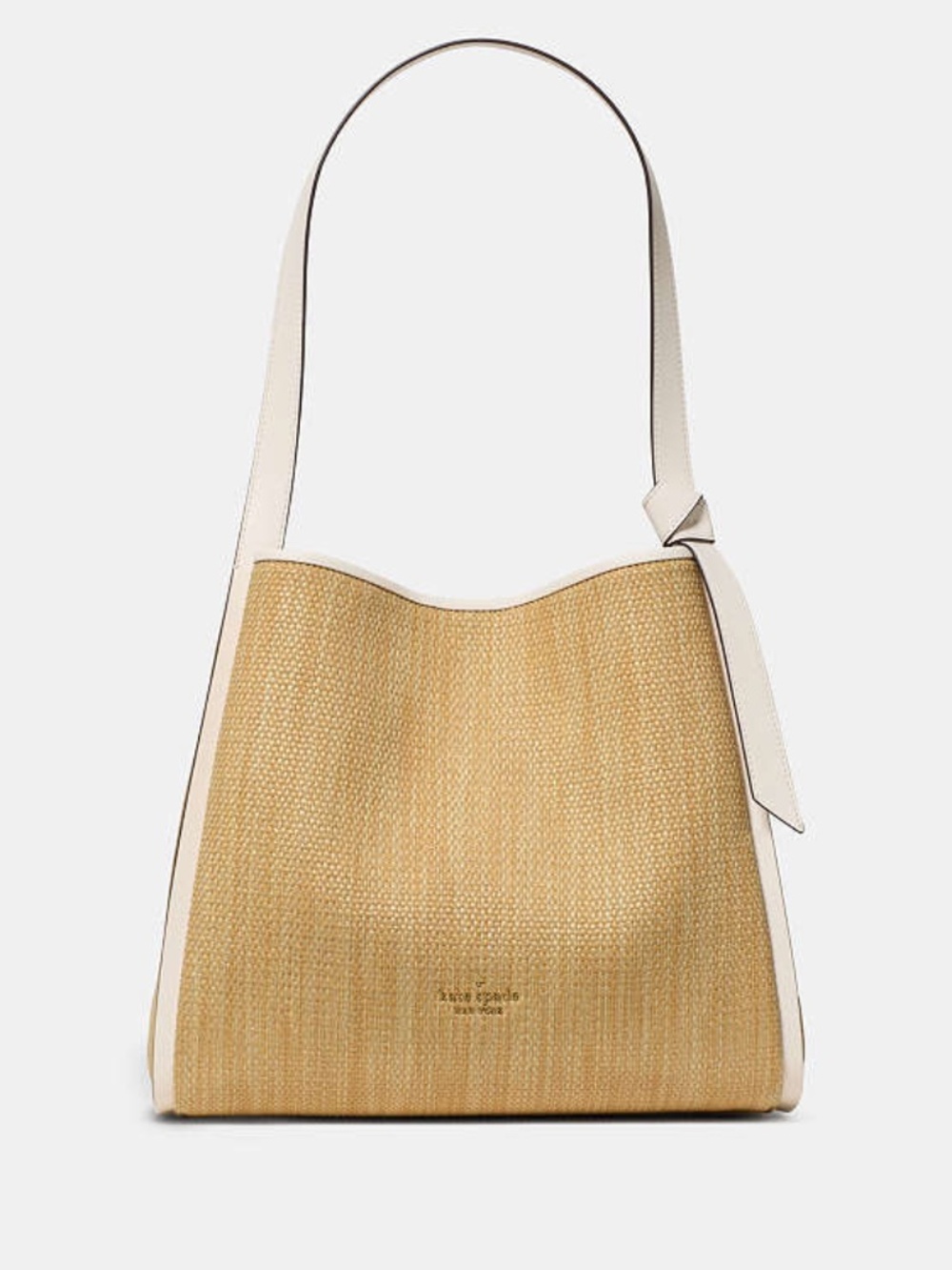 Kate Spade Knott Straw Large Carryall Bag
